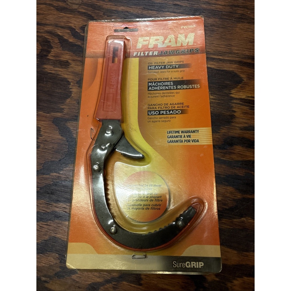 FRAM FILTER JAW GRIPS FW402‎ 2 1/4" TO 4" Oil Filter HEAVY DUTY Stride Tool